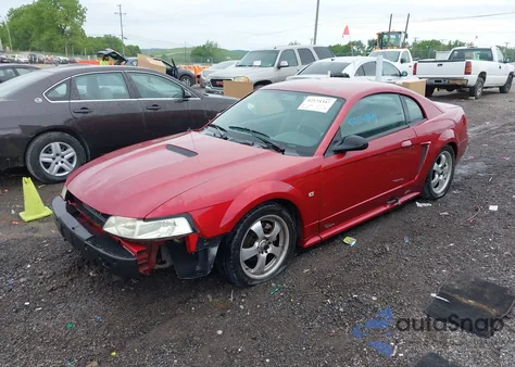 2000 Ford Mustang из США, поврежденный, VIN 1FAFP4049YF303390